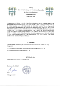Hebesatzsatzung ab 01.01.2025