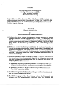 Abfallwirtschaftssatzung